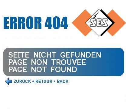 404 Seite nicht gefunden - Page non trouvée - Site not found
